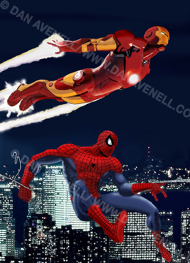 spider-man-and-iron-man-copyright